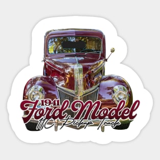 1941 Ford Model 11C Pickup Truck Sticker